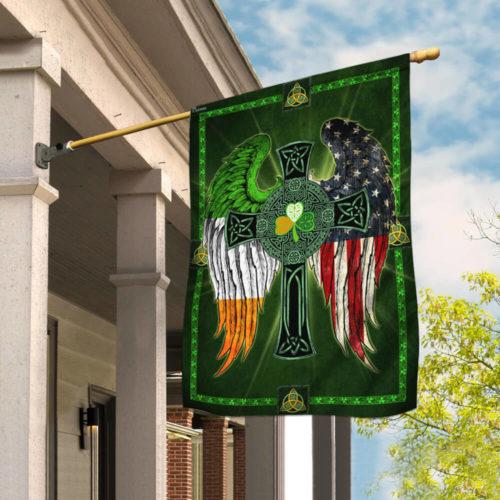 Irish American Garden Flag, House Flag