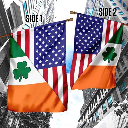 Irish American US Garden Flag, House Flag