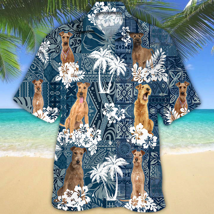 Irish Terrier Hawaiian Shirt
