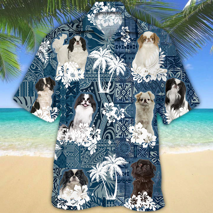 Japanese Chin Hawaiian Shirt