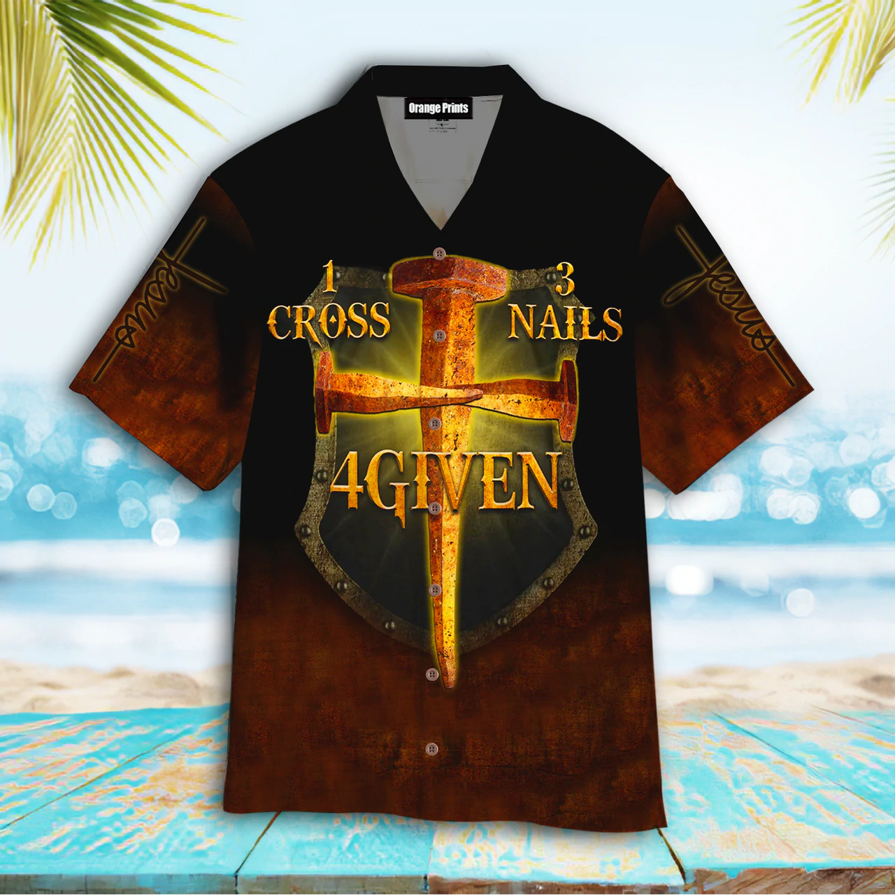 Jesus Cross Nails For Given Aloha Hawaiian Shirts For Men and Women