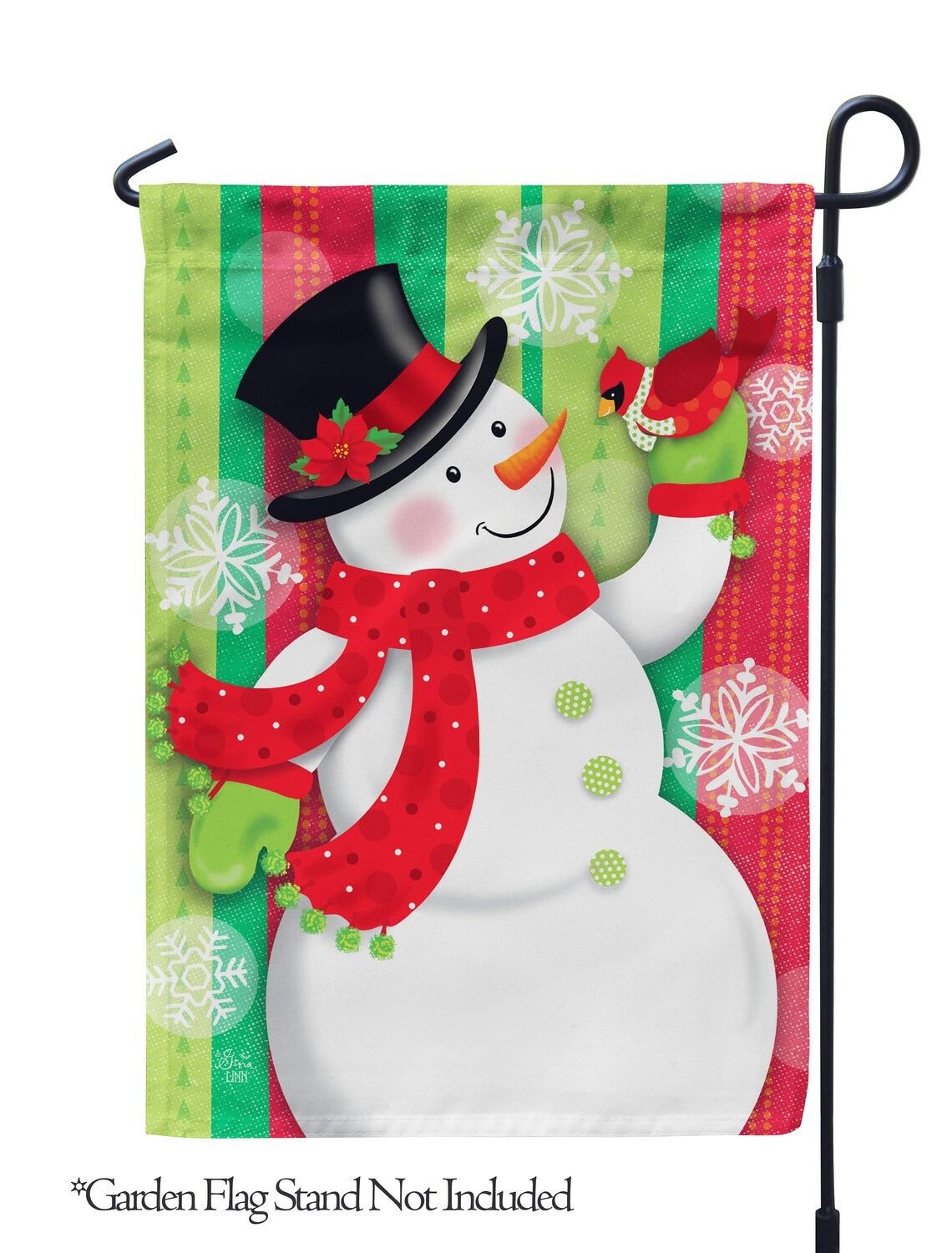 Jolly Snowman Garden Flag And House Flag, Christmas decoration, Christmas Decor