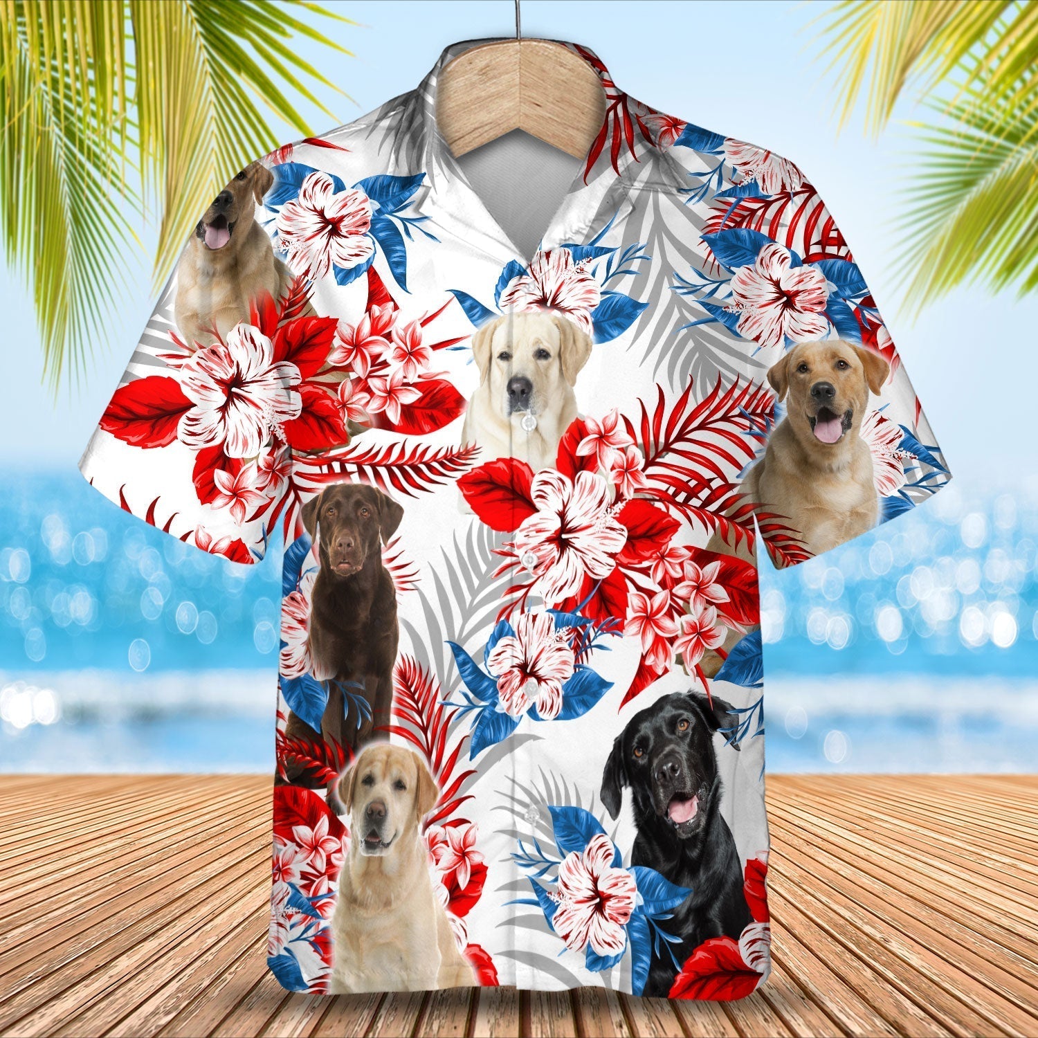 Labrador Retriever Hawaiian Shirt - Gift for Summer, Summer aloha shirt, Hawaiian shirt for Men and women