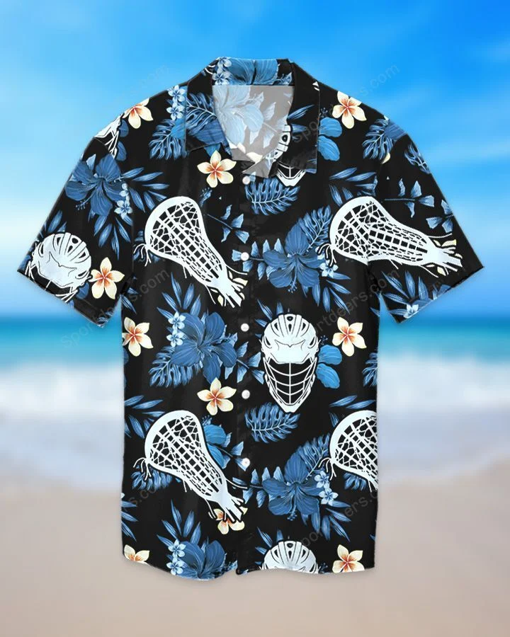 Lacrosse - Lacrosse Tropical Hawaiian Shirt, Summer gift, Hawaiian Shirts for Men, Aloha Beach Shirt