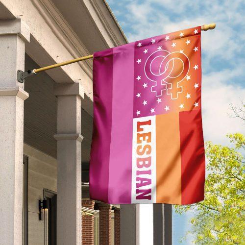 Lesbian LGBT Garden Flag, House Flag