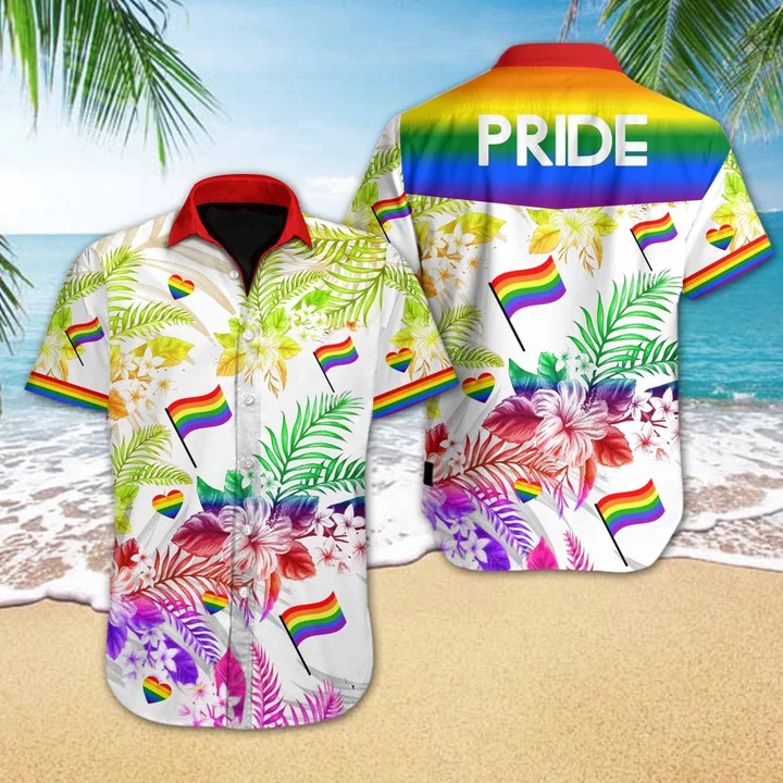 Lgbt Pride Love Is Love Vivid Hawaiian Shirt