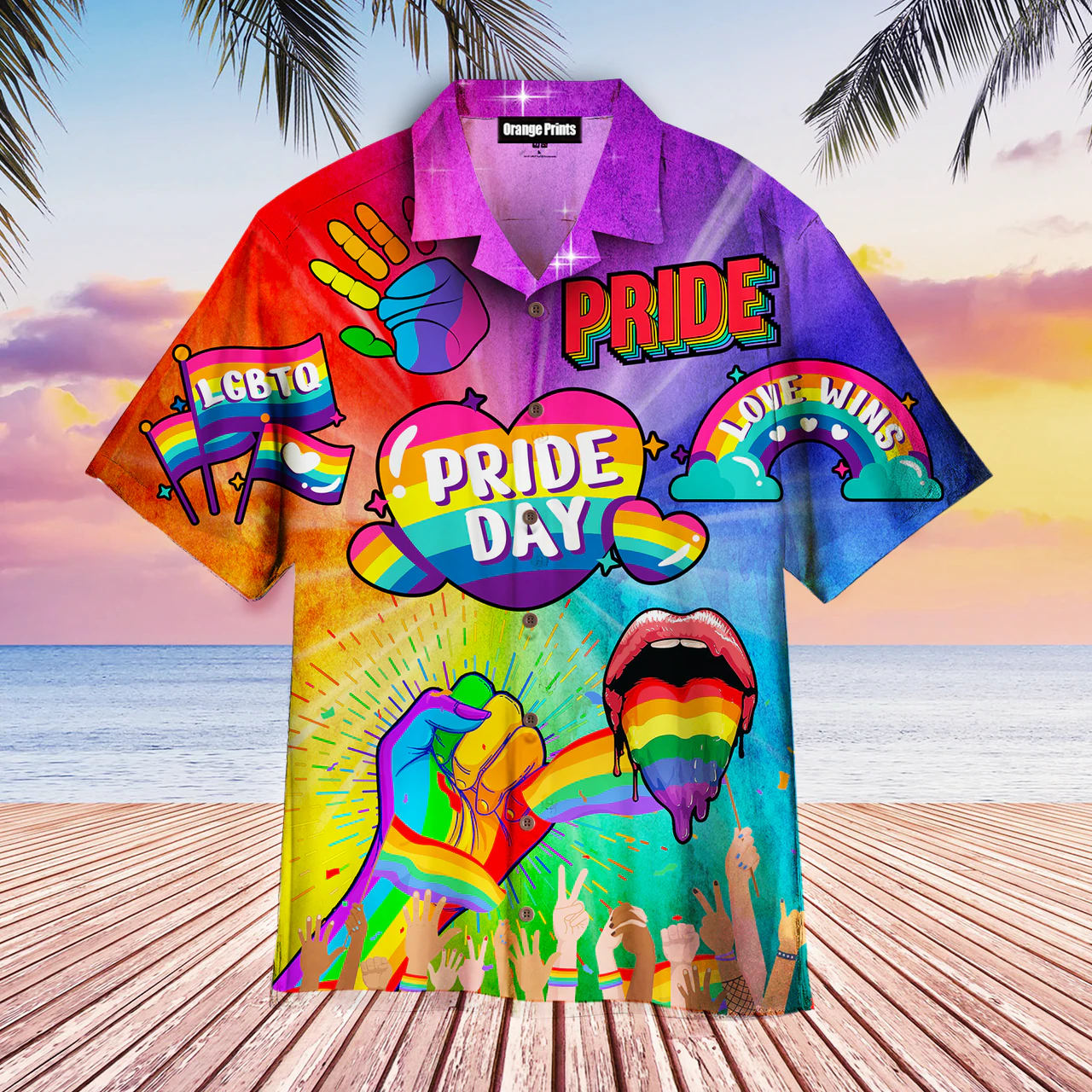 LGBT Pride Month We Are Proud Hawaiian Shirt, LGBT shirt, Lesbian shirt, gay shirt