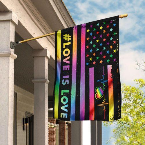 Love Is Love LGBT Garden Flag, House Flag