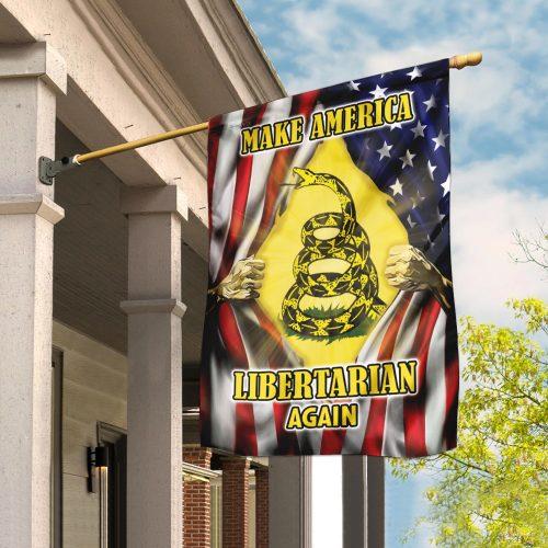 Make America Libertarian Again Garden Flag, House Flag