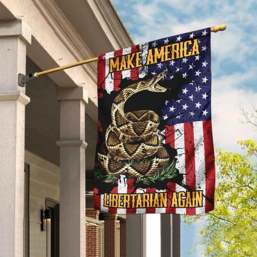 Make America Libertarian Again Garden Flag, House Flag