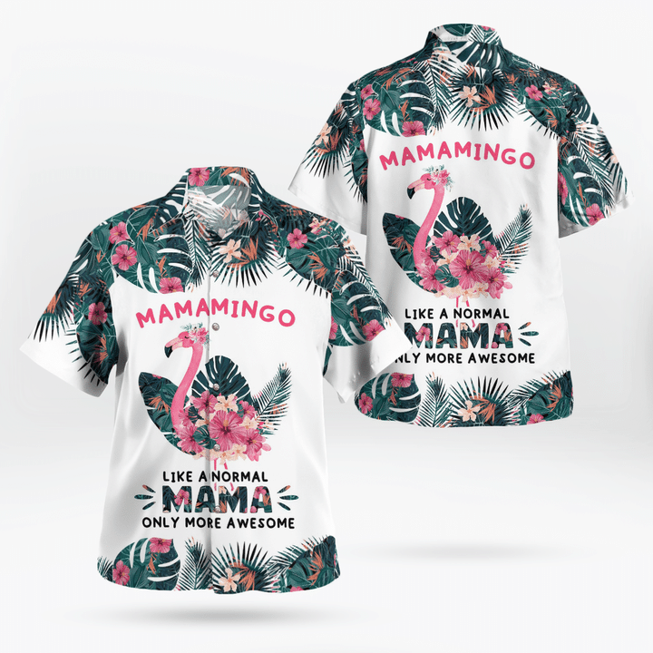 Mamamingo Hawaiian Shirt, Mother's day Hawaii shirt, Mom shirt, Gift for Mom