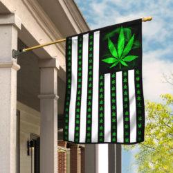 Marijuana Leaf American Garden Flag, House Flag