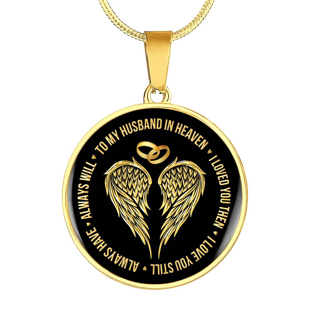 Memorial Necklace To My Husband In Heaven I Loved You Then Sympathy Gift